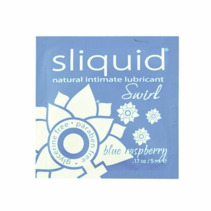 Sliquid - Naturals Swirl Lubricant Pillow Blue Raspberry 5 ml