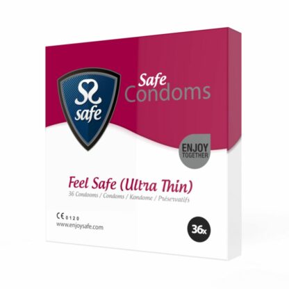 Safe - Feel Safe Condoms Ultra-Thin 36 pcs - Bild 2