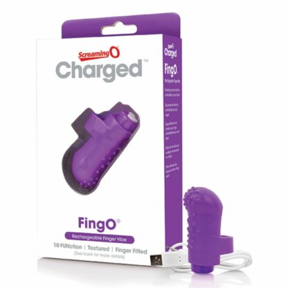 The Screaming O - Charged FingO Finger Vibe Purple