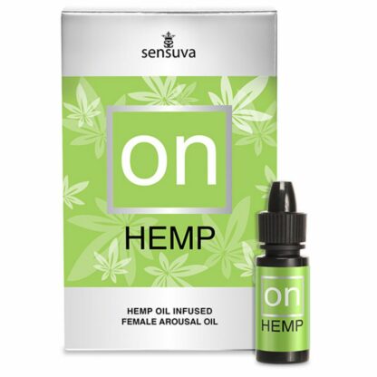 Sensuva - On for Her Hemp Oil Infused Arousal Oil 5 ml Large Box