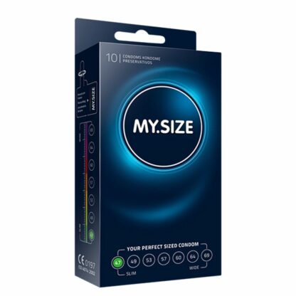 My Size - Natural Latex Condom 47 Width 10 pcs