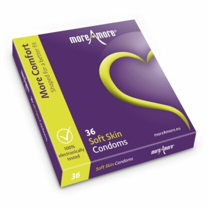 MoreAmore - Condom Soft Skin 36 pcs - Bild 3