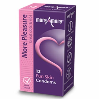 MoreAmore - Condom Fun Skin 12 pcs