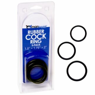 Manbound - Rubber Cock Ring 3-pack