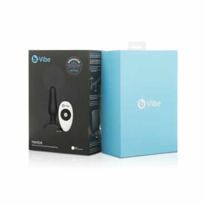 B-Vibe - Novice Remote Control Plug Black - Bild 3