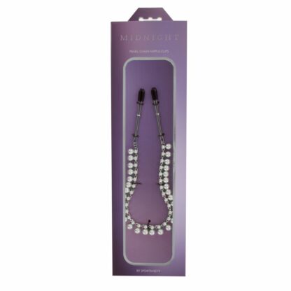 Sportsheets - Midnight Pearl Chain Nipple Clips - Bild 2