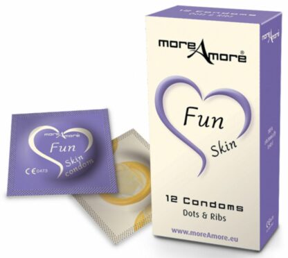 MoreAmore - Condom Fun Skin 12 pcs - Bild 3