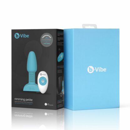 B-Vibe - Rimming Petite Remote Control Plug Teal - Bild 2