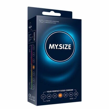 My Size - Natural Latex Condom 57 Width 10 pcs