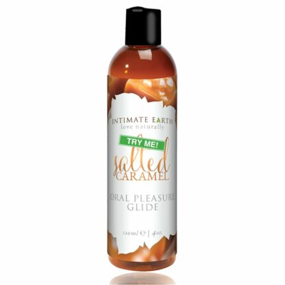 Intimate Earth - Oral Pleasure Glide Salted Caramel 120 ml Tester - Bild 2