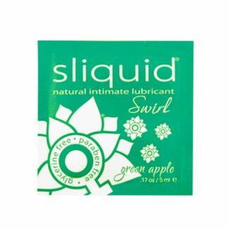 Sliquid - Naturals Swirl Lubricant Pillow Green Apple 5 ml