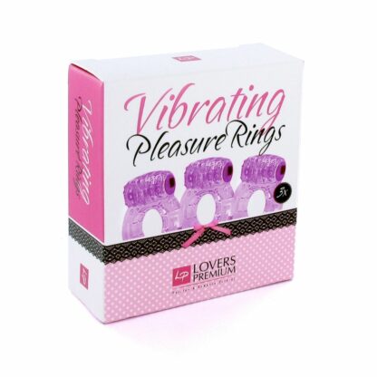 LoversPremium - Pleasure Rings Purple (3 pcs) - Bild 2