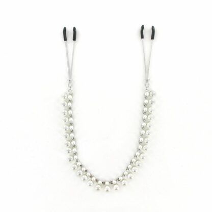 Sportsheets - Midnight Pearl Chain Nipple Clips
