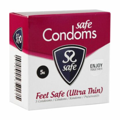 Safe - Feel Safe Condoms Ultra-Thin 5 pcs