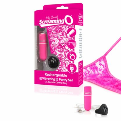 The Screaming O - Charged Remote Control Panty Vibe Pink