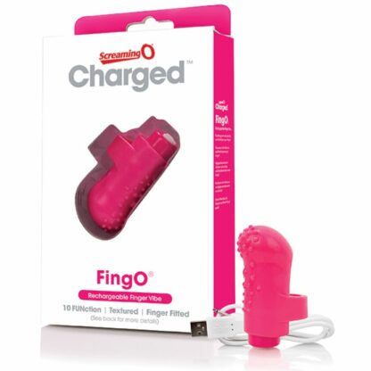 The Screaming O - Charged FingO Finger Vibe Pink